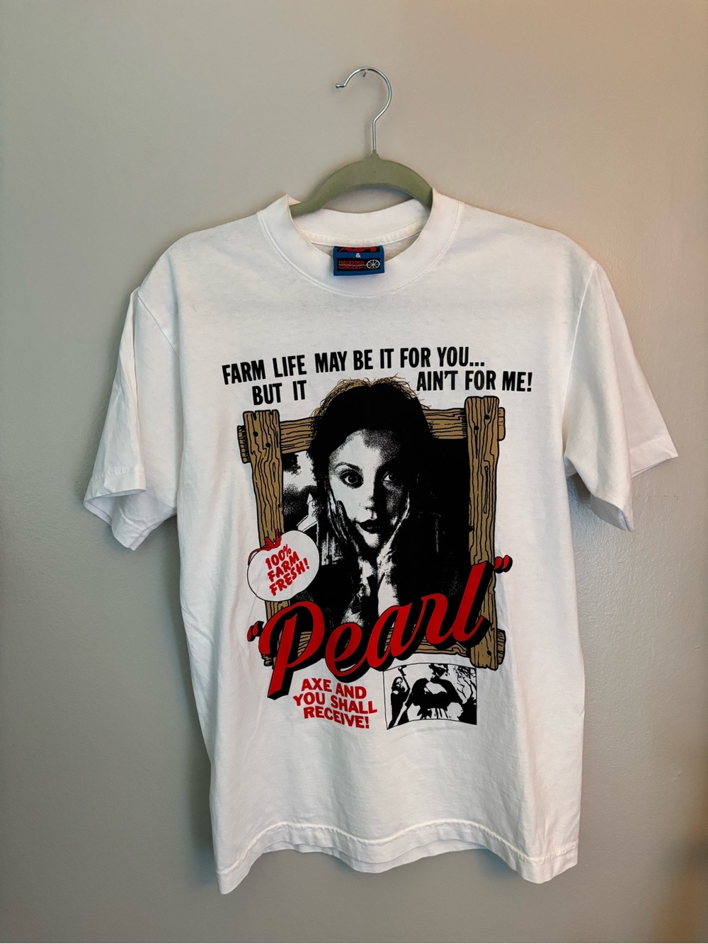 A24 Pearl Graphic Short Sleeve Tee - White